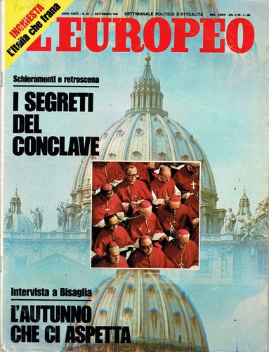 Europeo 1978 vaticano - europeo, segreti
