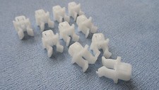 MG white BONNET FIXING BARS