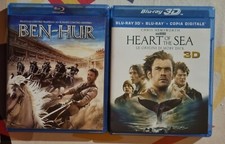 HEART OF THE SEA LE ORIGINI DI MOBY DICK Blu Ray 3D - BEN HUR del 2016 Blu Ray