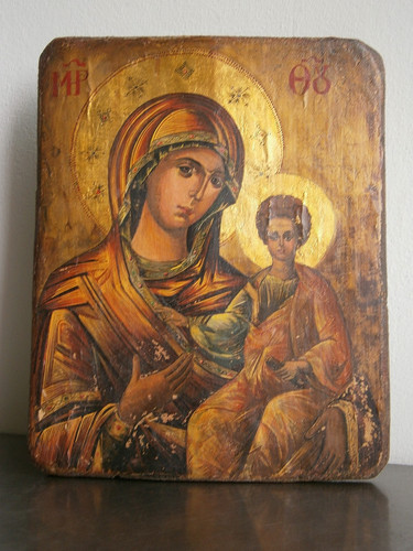 Icona ortodossa vergine il - a,