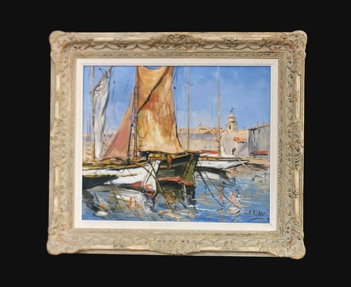 Tableau marine tropez - st,