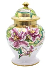Vaso urna con coperchio A