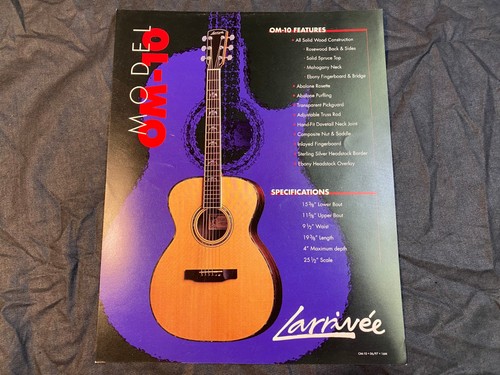Larrivee scheda tecnica - om-10,