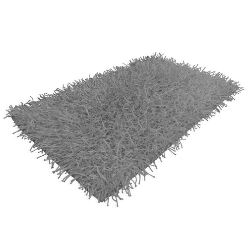 Tappeto shaggy grigio moderno - tappeto,