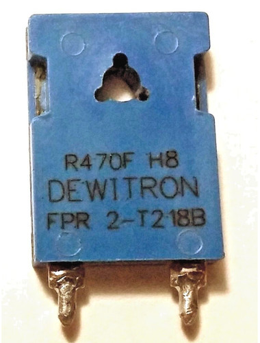 Fpr t218b 470 - milliohm, r470