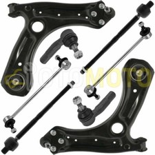 VW POLO 6R KIT BRACCI DI SOSPENSIONE TESTINA STERZO ASTA BIELLETTA ANTERIORE
