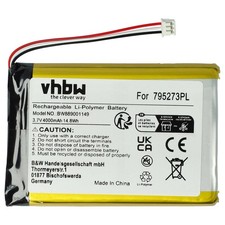Batteria di ricambio batteria per Tigerbox 795273PL 4000mAh 3,7V vhbw