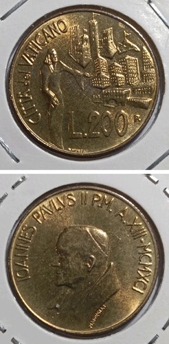 Città del vaticano 200 - vaticano, lire
