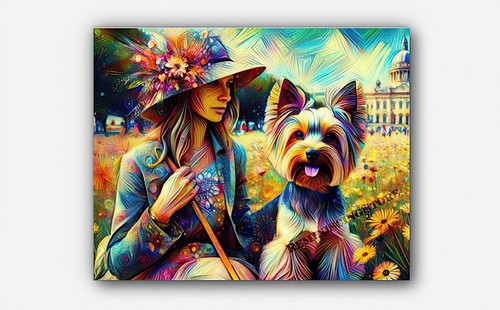 Fancy dog yorkshire - terrie, "