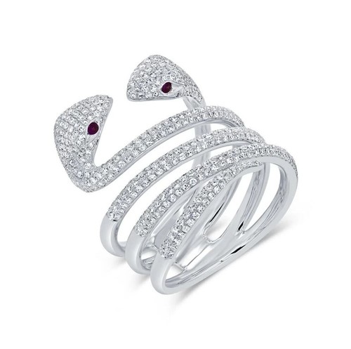 Diamante rubino anello - diamante,