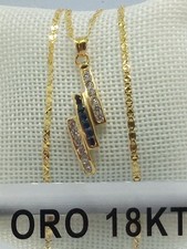 Collana in oro giallo 750 18