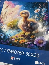 Baby Duck By A Beautiful Lake
