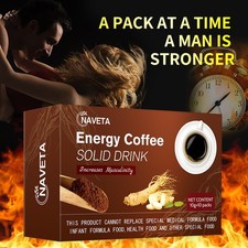 Caffè Energia Uomo Caffè Istantaneo Maca Ginseng Boost Focus Resistenza 10 Bustine