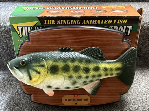 Big mouth rainbow trout - big,