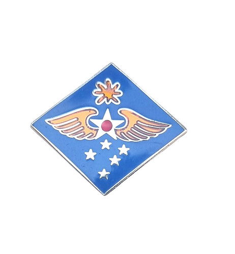 Spilla metallo far east air - metallo,