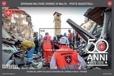 SMOM 2020 FOGLIETTO 50 ANNI DEL CORPO ITALIANO DI SOCCORSO CISOM MALTA