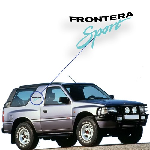 Adesivo laterale opel frontera - adesivo,