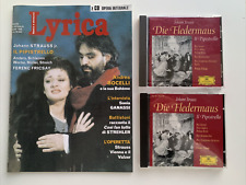 Rivista Lyrica Il Pipistrello + 2 CD di Strauss Jr. / Ferenc Fricsay / Bocelli