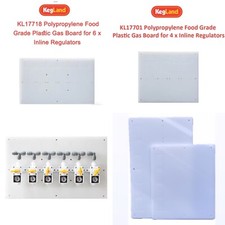 Scheda gas Kegland per regolatori in linea preforata 4or6 polipropilene alimentare