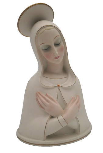 Ceramica ronzan madonna con - ceramica,
