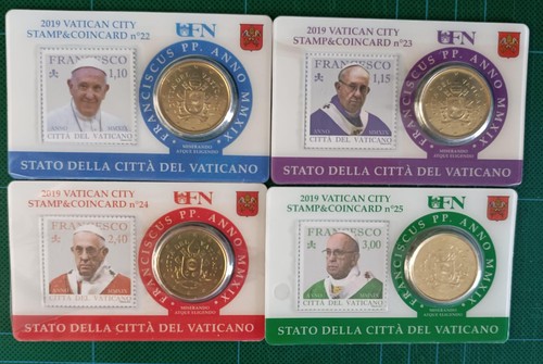 Cent stamp coin vaticano - 50,