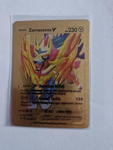 Pokémon card tcg zamazenta - zamazenta, v