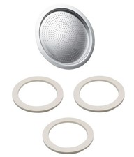 Guarnizioni Filtro e Guarnizione Espresso Univen 2,25" (57mm) Compatibile con Bialetti 3