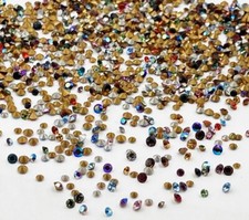 300 Cristalli Swarovski vintage 2 mm. A 3 mm. Piccoli Strass - Riparazione Gioielli J49