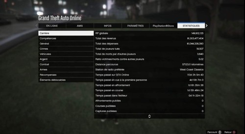 Compte gta sur ps4 ps5 - compte,
