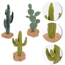  3 Pcs Cactus Soprammobile