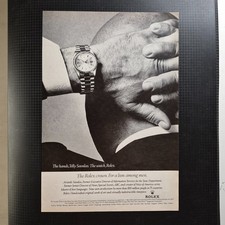 1978 Rolex Day Date (President) - Original AD Advertising Pubblicità Vintage