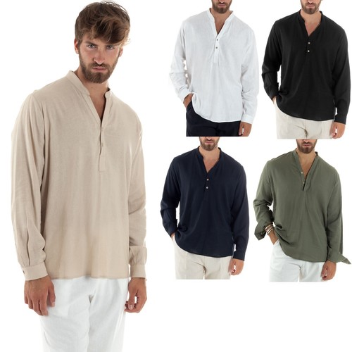 Camicia uomo lino - uomo, regular