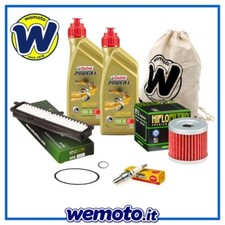 Kit tagliando Olio CASTROL filtri candela per Suzuki UH125 AL Burgman 2015