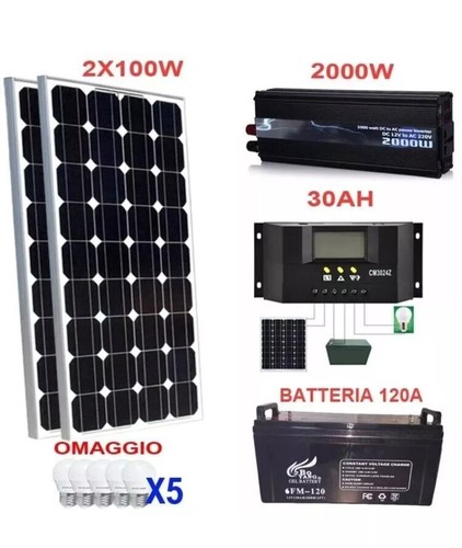 Kit fotovoltaico pwm - kit,