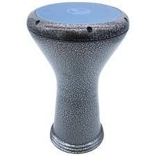 17" Percussioni Gawharet El Fan Darbuka Metallo Nero Doumbek GEF Darbuka