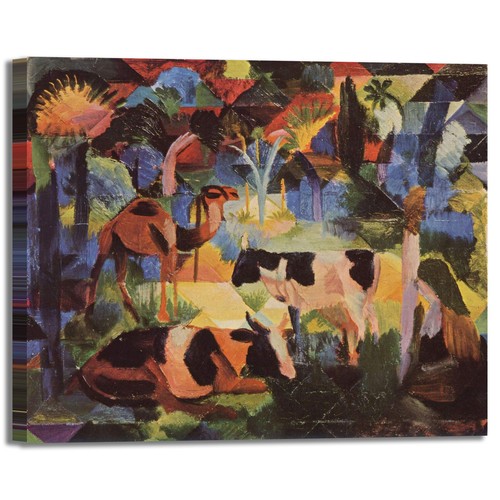 Macke paesaggio mucche