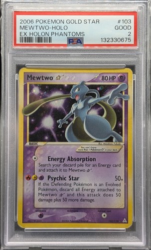Mewtwo gold star - gold,