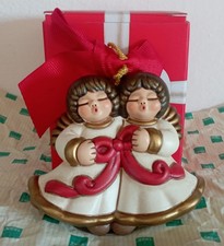 Thun addobbo coppia di angeli grande perfetto con scatola