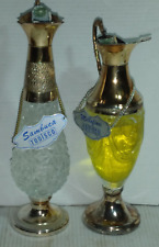 COPPIA DI PICCOLE BOTTTIGLIE LIQUORE TODISCO , SAMBUCA E  MILLEFIORI ANNI 60