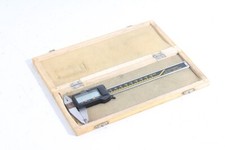 Vecchio Elettrico Calibro Verniciatura con Custodia Legno