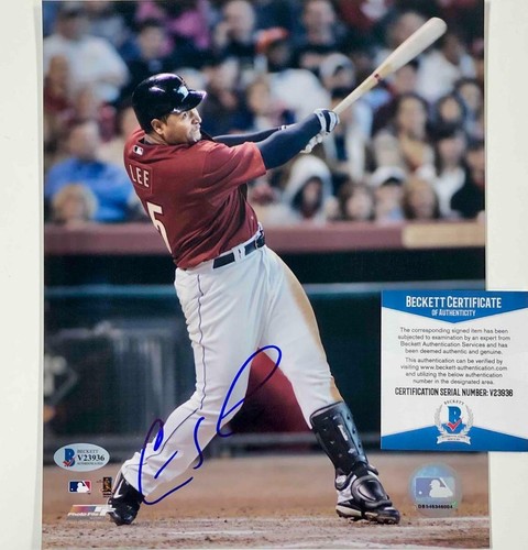 Carlos lee autografo houston - lee,