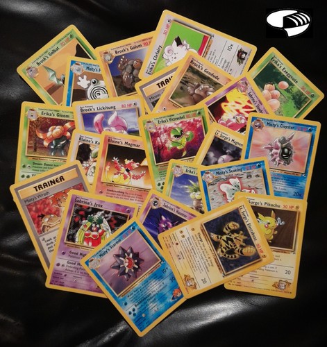 Lotto carte pokemon gym - carte,