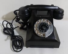 10088 Telefono nero in bachelite a disco vintage - GPO Batch Sample 7520