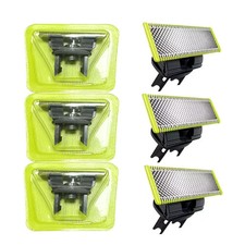 3PZ LAME LAMETTE DI RICAMBIO per RASOIO ELETTRICO PHILIPS ONEBLADE