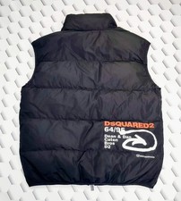 Gilet nero Dsquared2 nuovo con