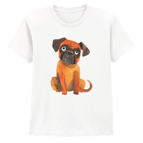 Boxer cane maglietta bambini - boxer,