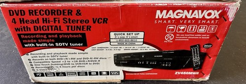 Magnavox zv450mw8 registratore - zv450mw8,
