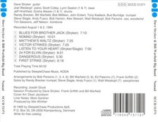 DAVE STRYKER - NOMAD NEW CD