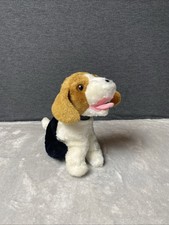 Peluche cane vintage marrone