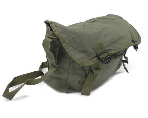 Borsa canvas delfiero verde - canvas,